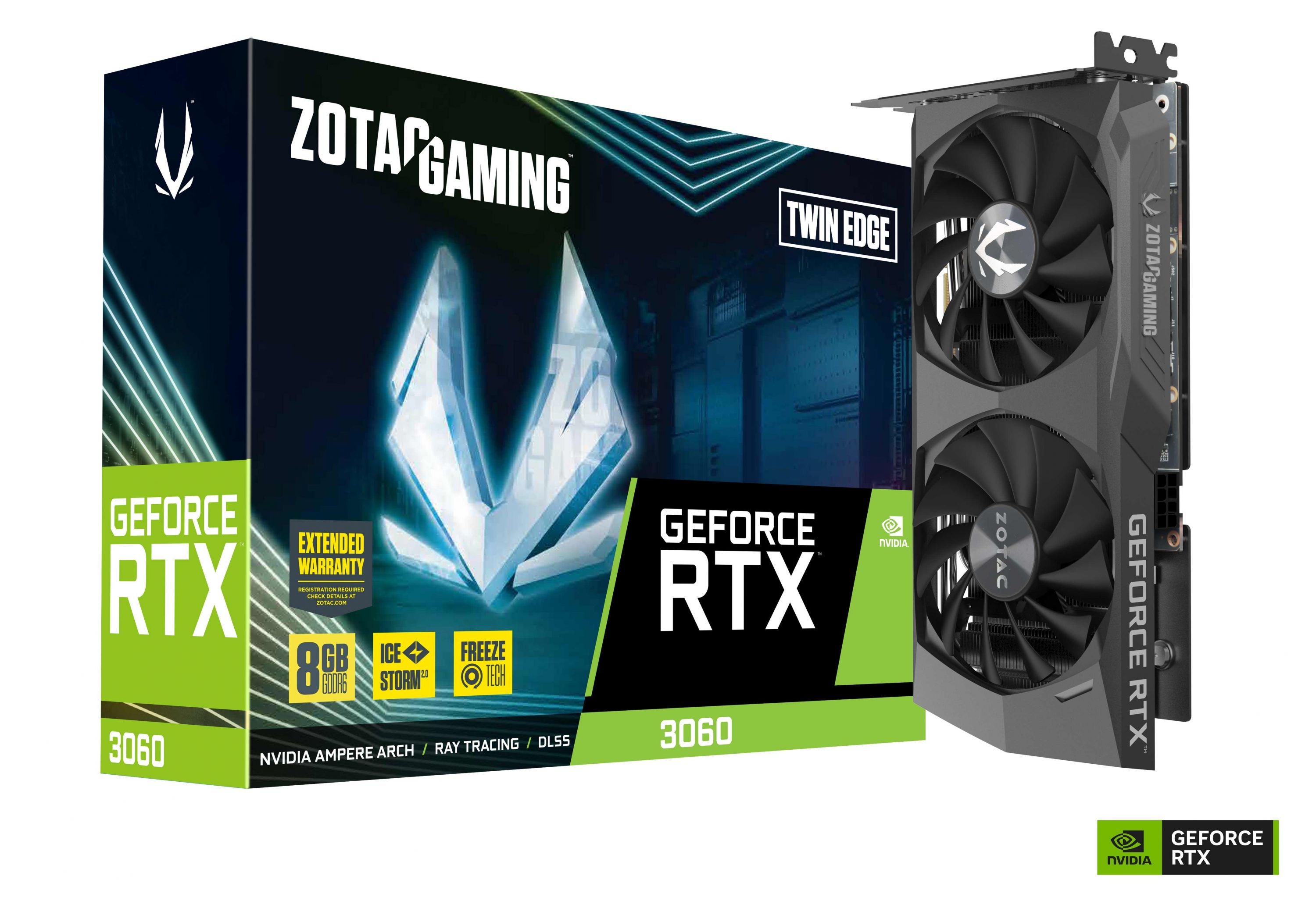 GAMING GeForce RTX 3060 8GB Twin Edge The ZOTAC