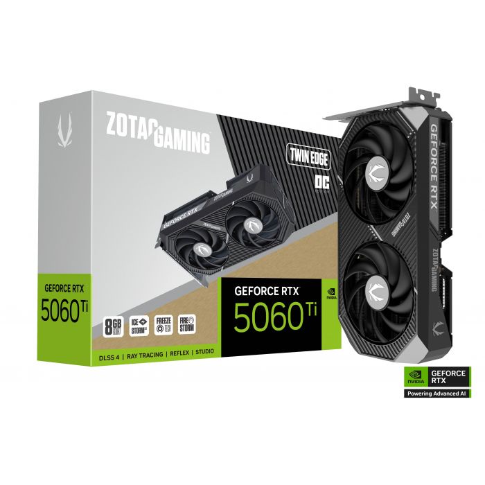 zotac GeForce RTX 5060ti 8GB 新品 ZOTAC GAMING GeForce RTX 5060 Ti 8GB Twin Edge OC | The ZOTAC Store