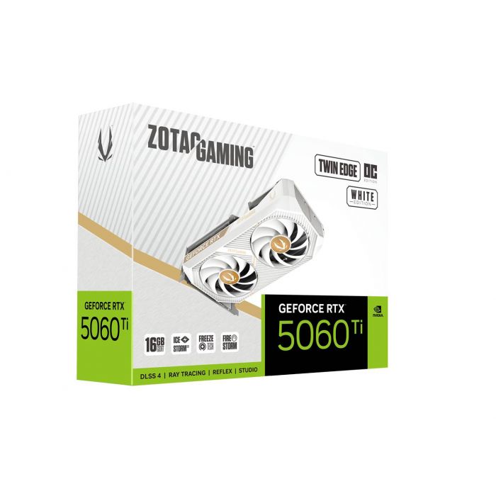 ZOTAC GAMING GeForce RTX 5060 Ti 16GB Twin Edge OC White Edition