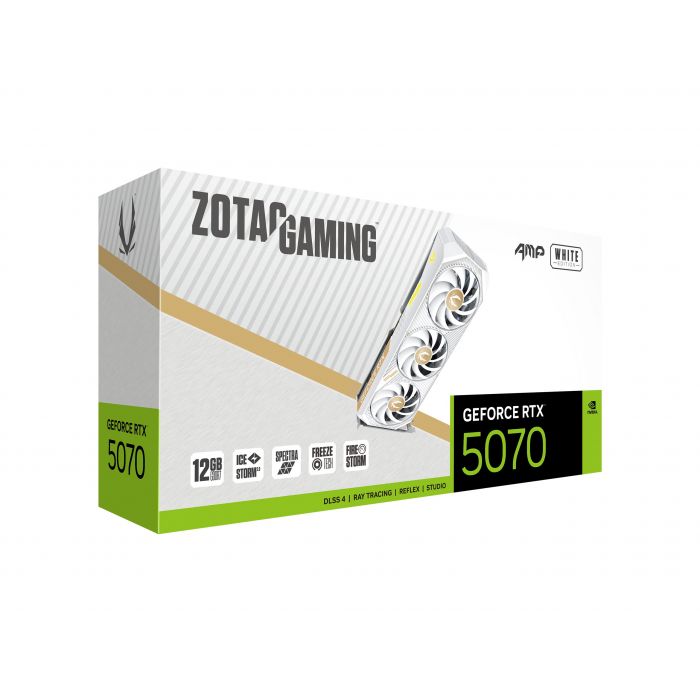 ZOTAC GAMING GeForce RTX 5070 AMP White Edition | The ZOTAC Store