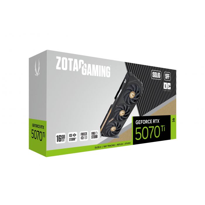 新品 ZOTAC GAMING RTX 5070 Ti SOLID SFF OC Amazon.com: ZOTAC Gaming GeForce RTX 5070 Ti Solid SFF OC DLSS 4