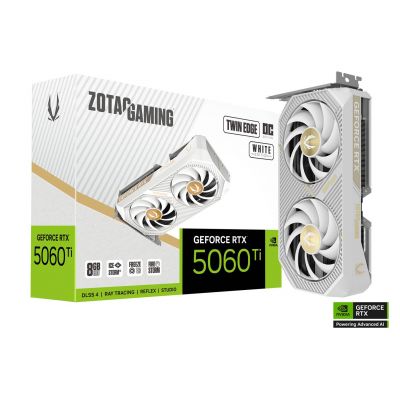 ZOTAC GAMING GeForce RTX 5060 Ti 8GB Twin Edge OC White Edition