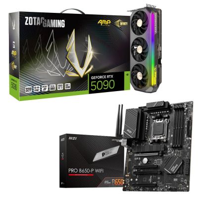 RTX 5090 Graphics Card & MSI PRO B650-P WiFi AM5 Motherboard Combo