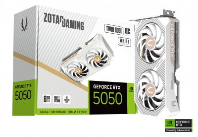 ZOTAC GAMING GeForce RTX 5050 Twin Edge OC White Edition