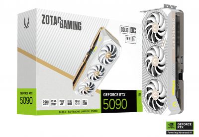 ZOTAC GAMING GeForce RTX 5090 SOLID OC White Edition