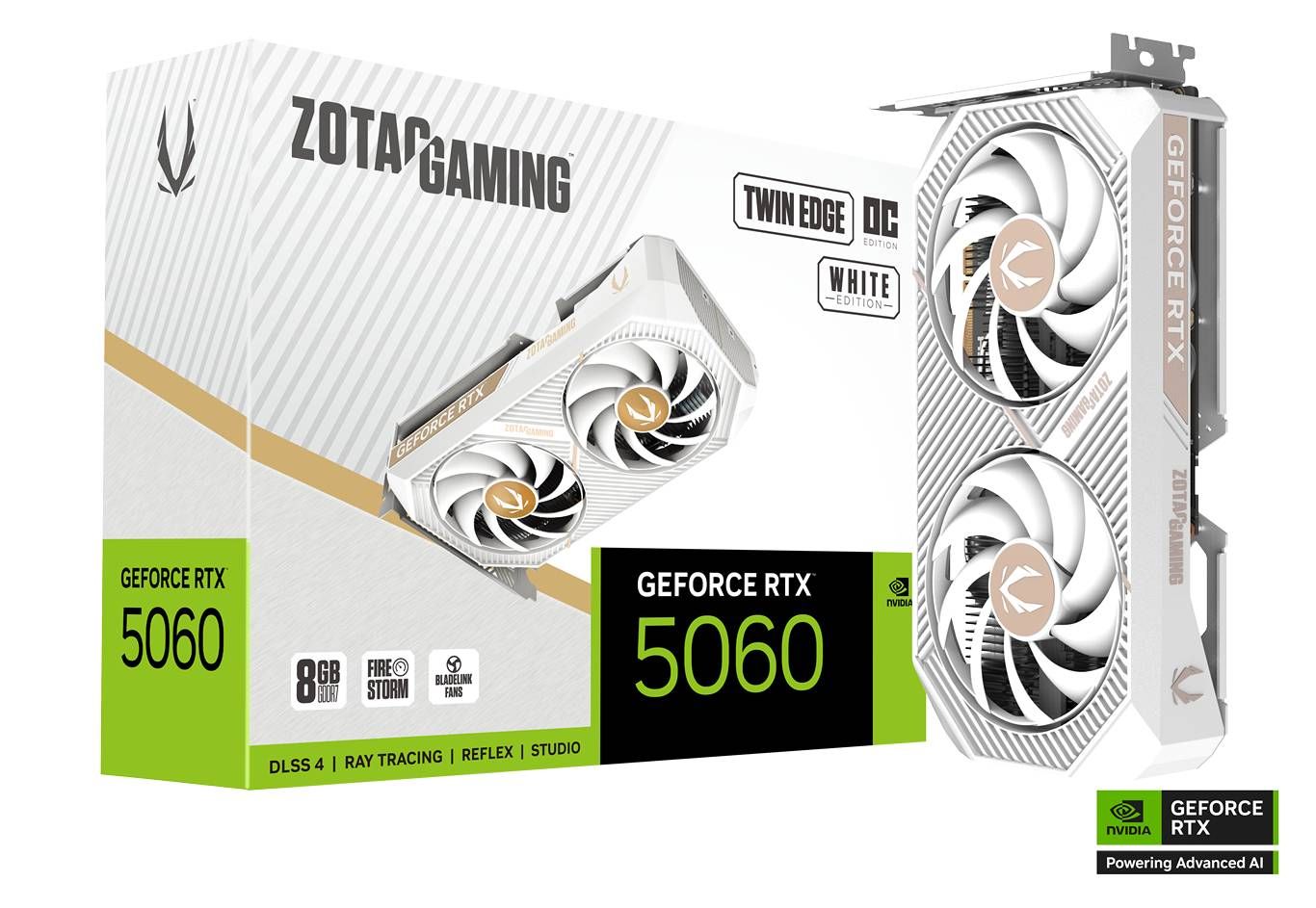 Zotac Gaming GeForce RTX 5060 Twin Edge OC White Edition
