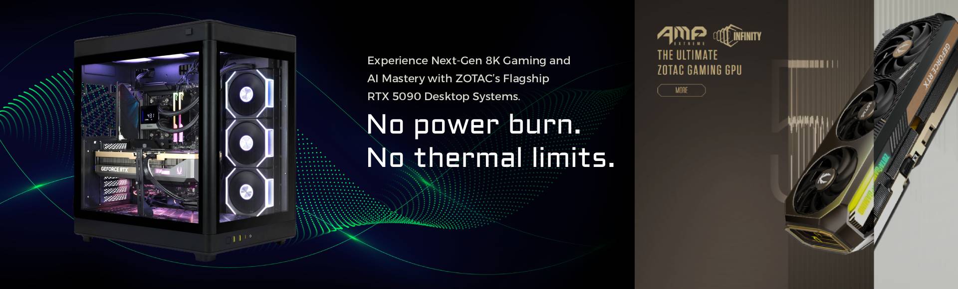 zotac RTX 5090 Desktop gaming pc